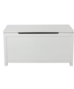 Toy Box With Safety Hinged Lid