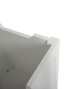 Toy Box With Safety Hinged Lid