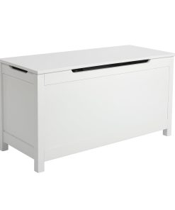 Toy Box With Safety Hinged Lid