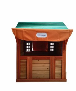 Outdoor Wooden 4-in-1 Game House