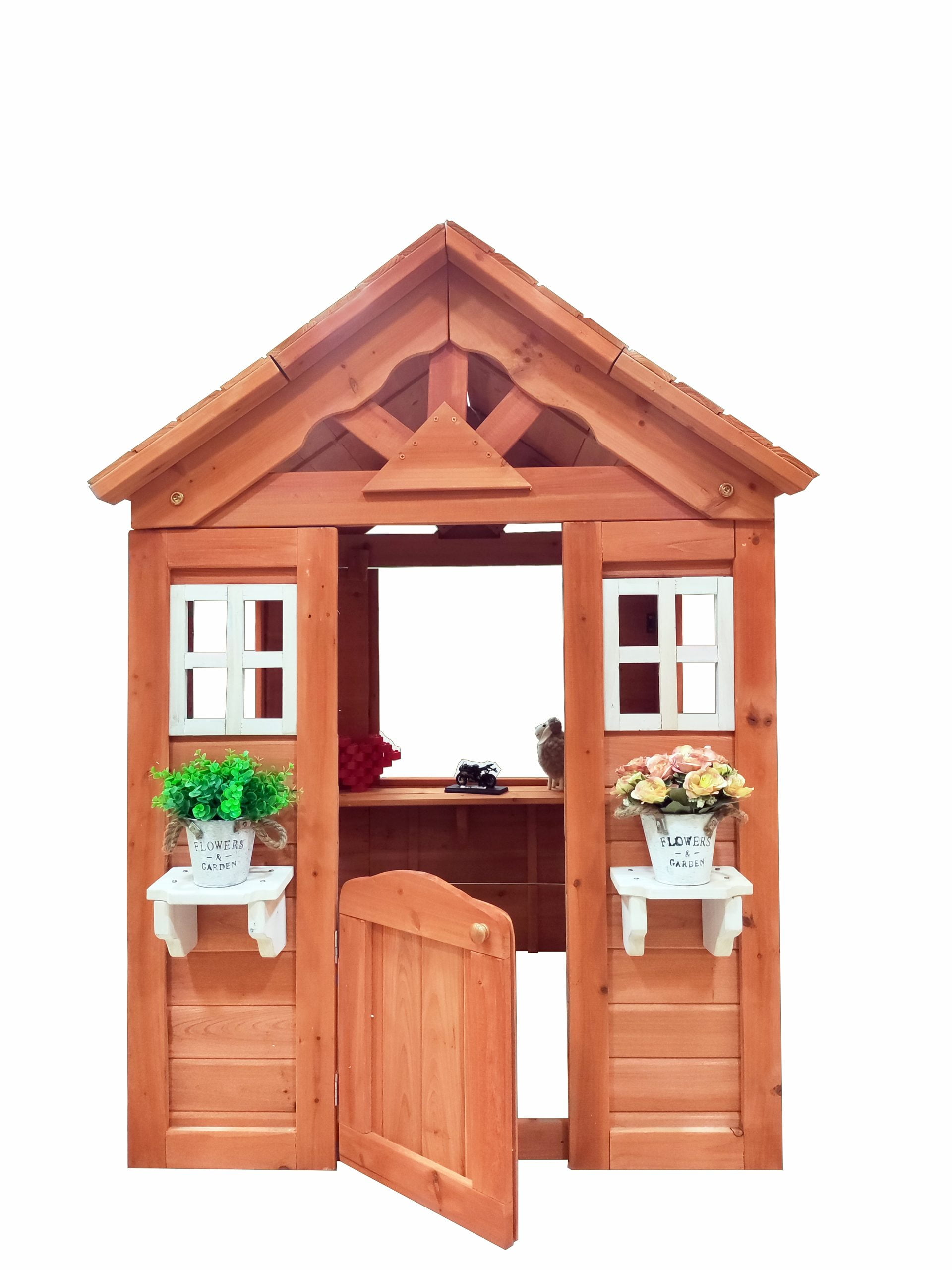 All Wooden Kids Playhouse