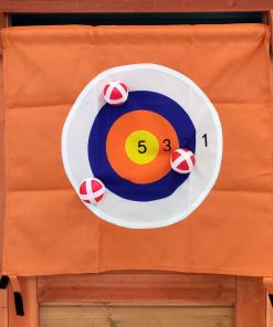 Outdoor Wooden 4-in-1 Game House