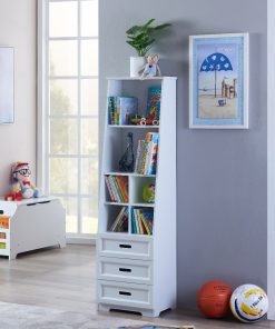 Children's White Bookcase