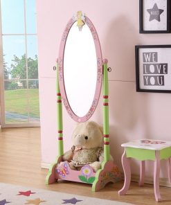 Girls Wooden Standing Mirror