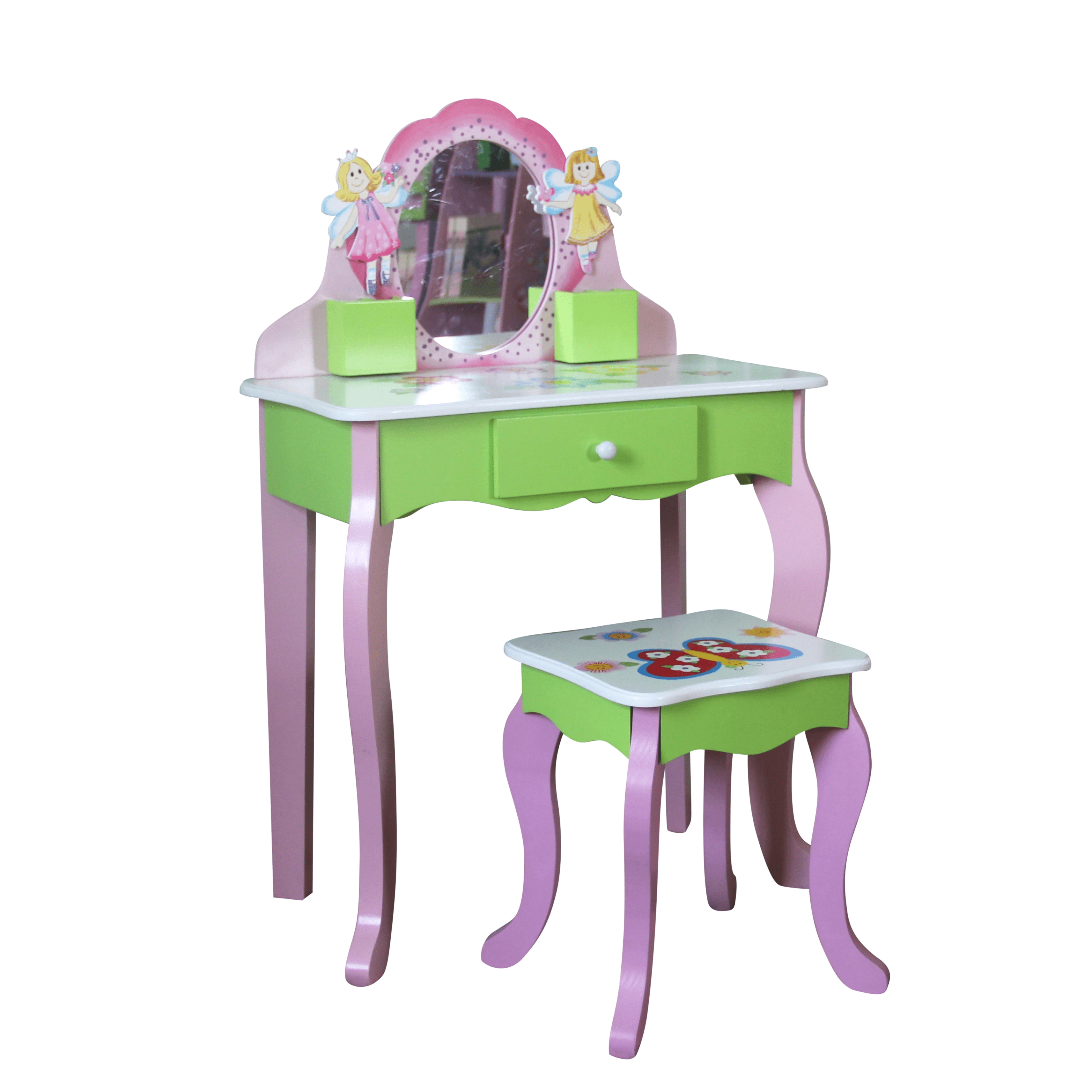 Layla Girls Flower Vanity Set