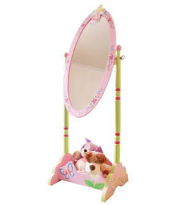 Girls Wooden Standing Mirror