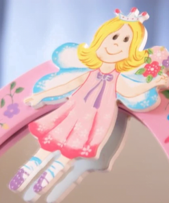 Girls Wooden Standing Mirror