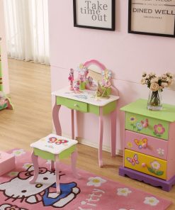 Layla Girls Flower Vanity Set