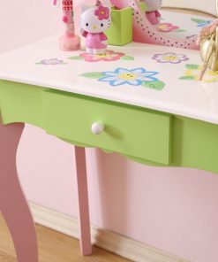 Layla Girls Flower Vanity Set