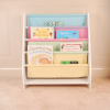 White Kids Wooden Magazine Bookcase