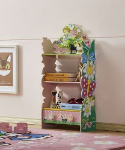 Hand Painted 3 Tier Flower Bookcase