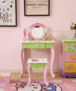 Layla Girls Flower Vanity Set
