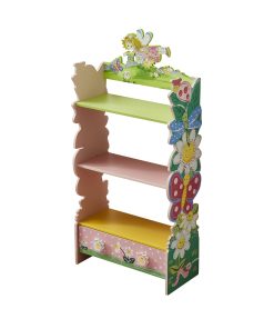 Hand Painted 3 Tier Flower Bookcase