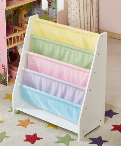 White Kids Wooden Magazine Bookcase