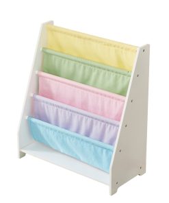 White Kids Wooden Magazine Bookcase