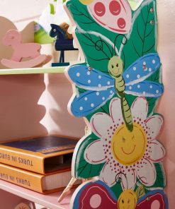 Hand Painted 3 Tier Flower Bookcase