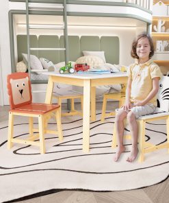5 Piece Kiddy Table and Chair Set