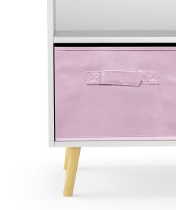 Kids Bookcase With Collapsible Fabric Drawers