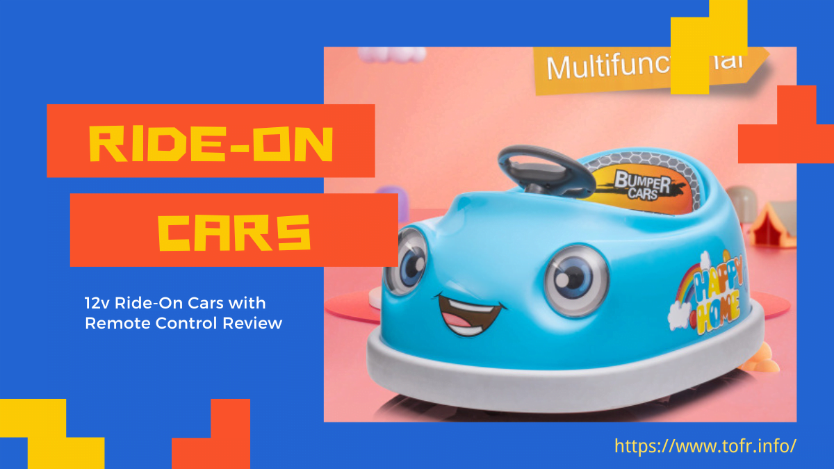 12v Ride-On Cars with Remote Control