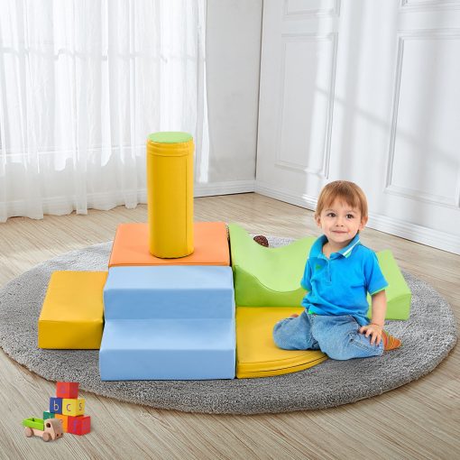 6 In 1 Soft Climb and Crawl Foam Playset