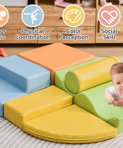 6 In 1 Soft Climb and Crawl Foam Playset