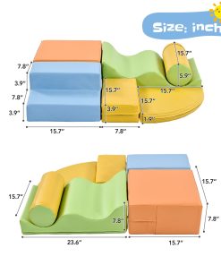 6 In 1 Soft Climb and Crawl Foam Playset
