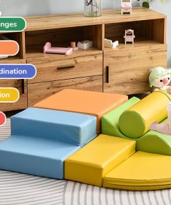 6 In 1 Soft Climb and Crawl Foam Playset
