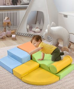 6 In 1 Soft Climb and Crawl Foam Playset