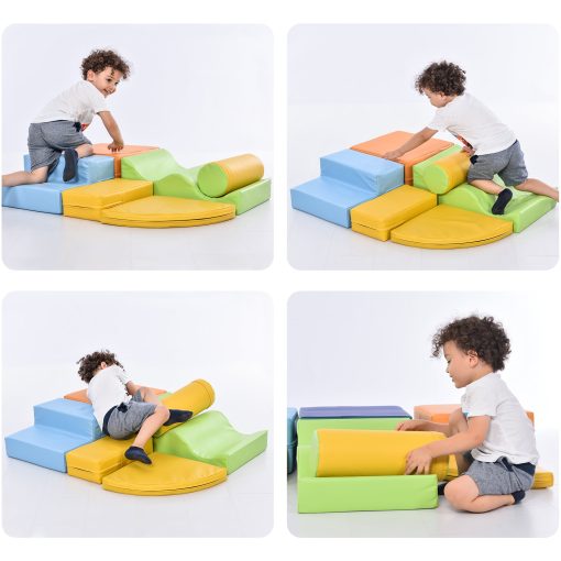 6 In 1 Soft Climb and Crawl Foam Playset