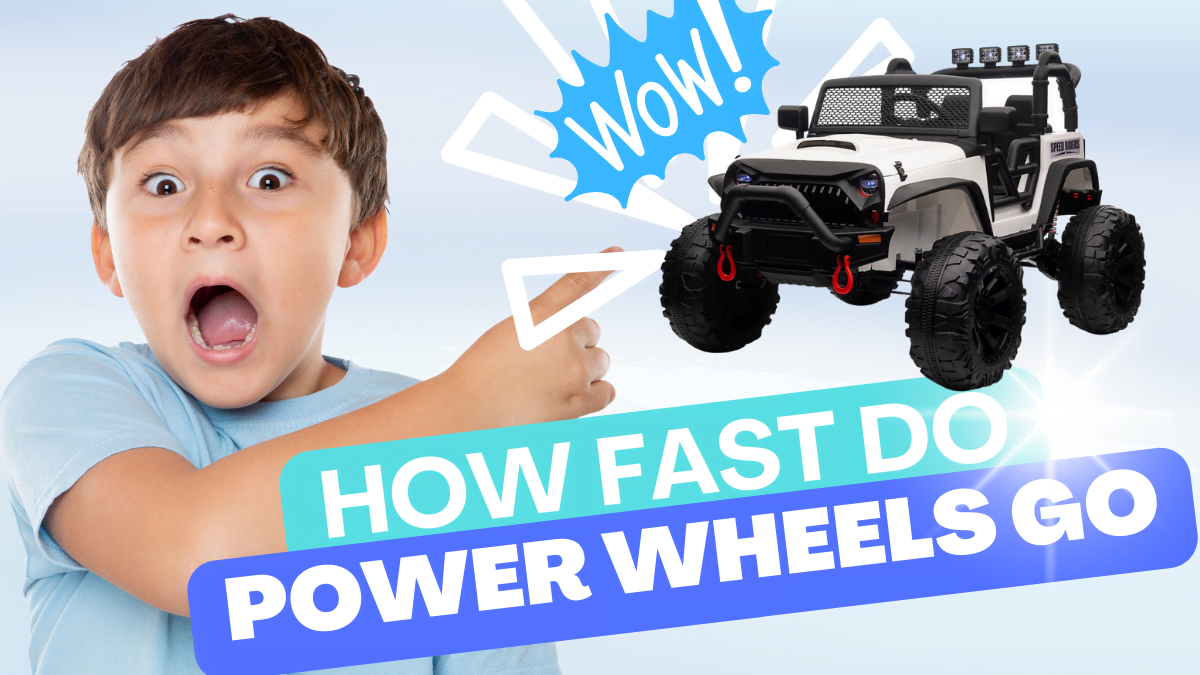 how fast do power wheels go?