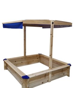 Children's Wooden Sandbox with Roof