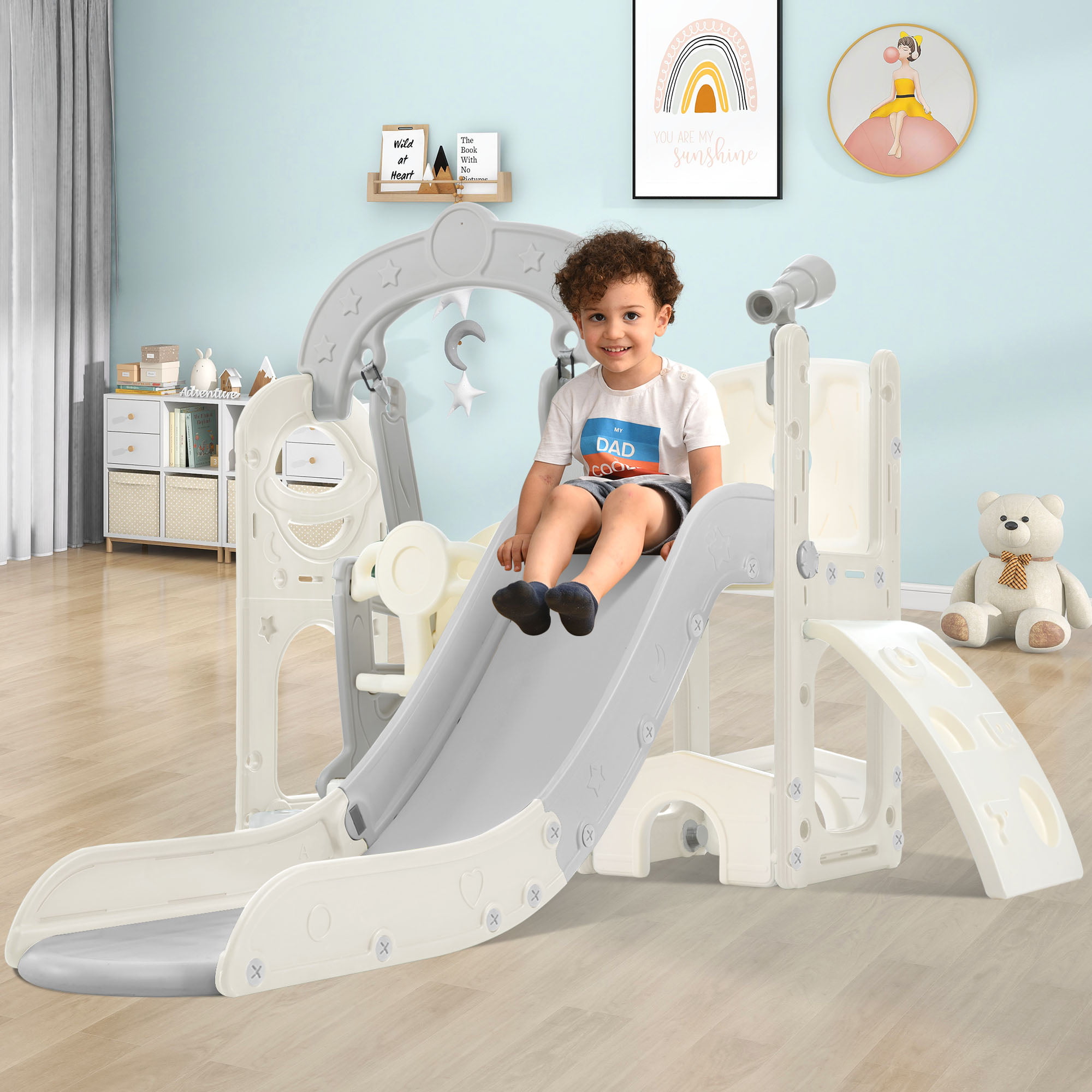 Toddler Slide And Swing Set