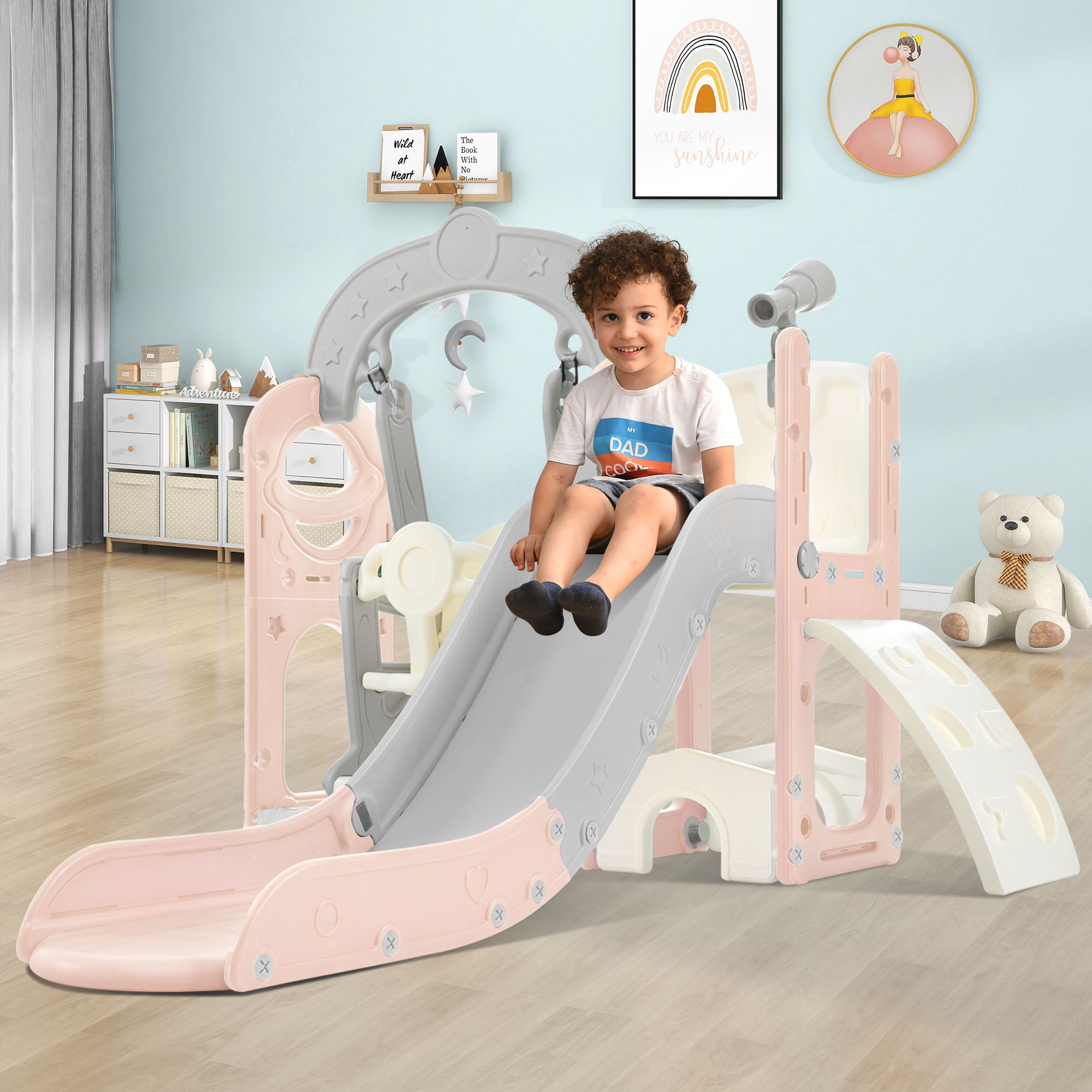 Toddler Slide And Swing Set