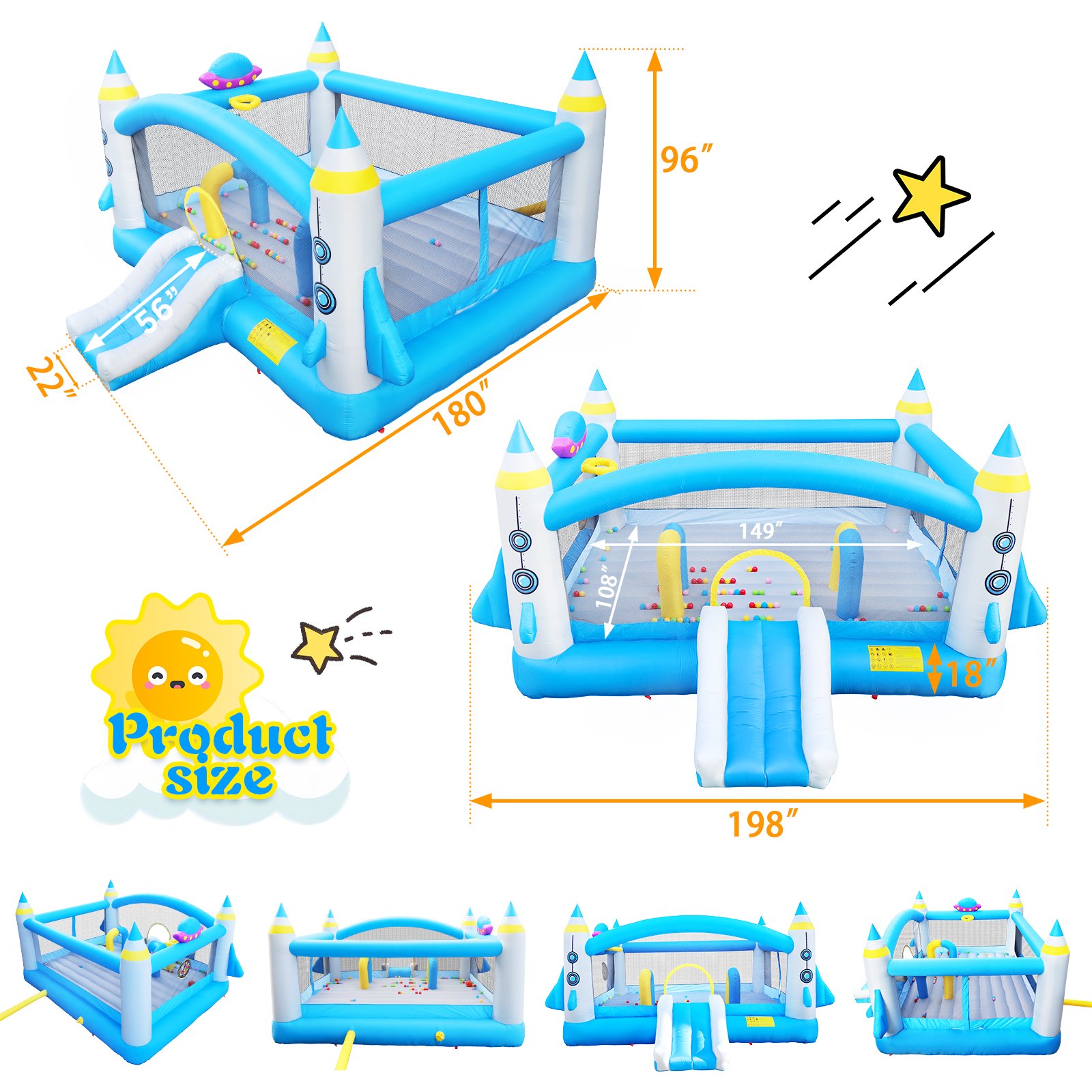 Jump'n Slide Inflatable Bouncer