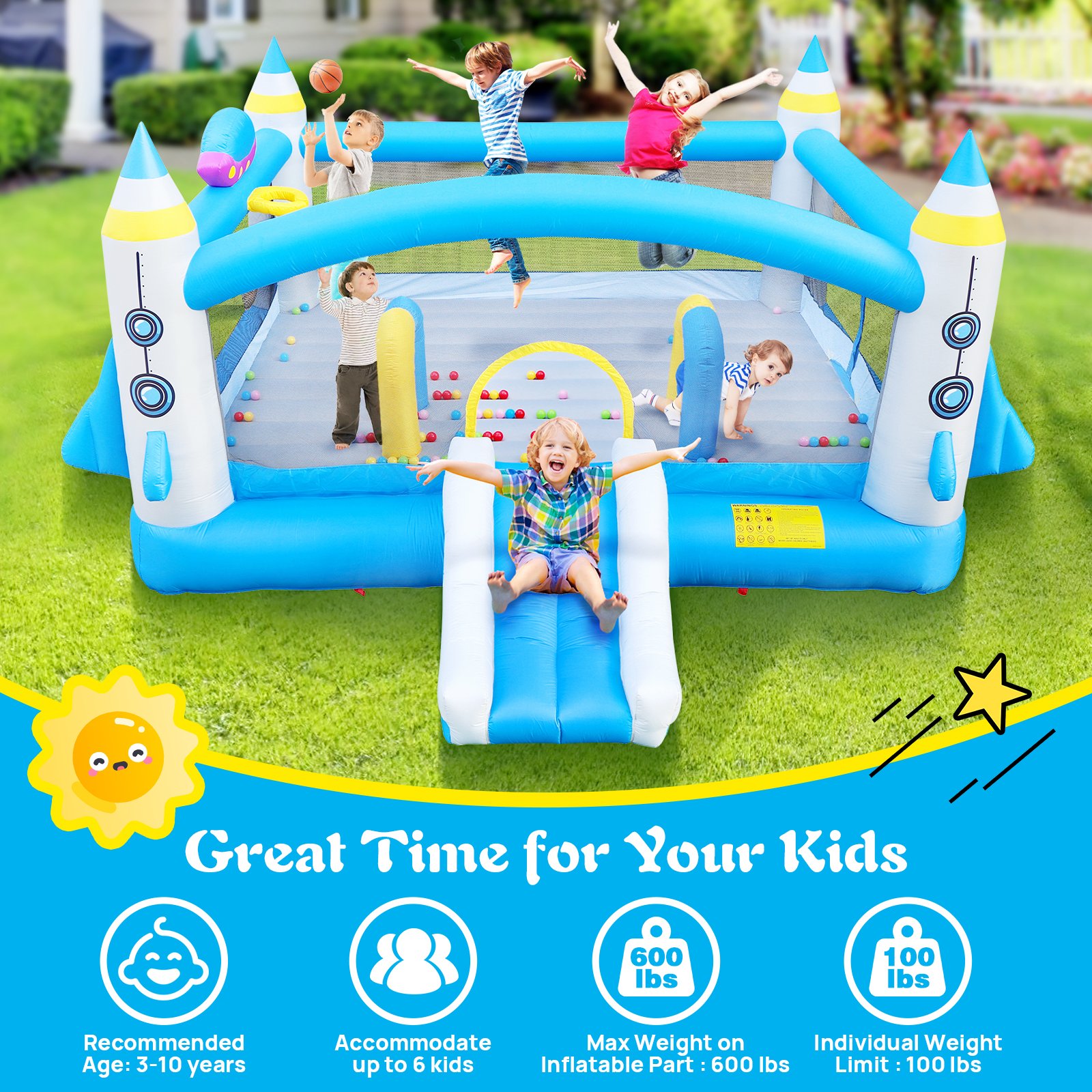 Jump'n Slide Inflatable Bouncer