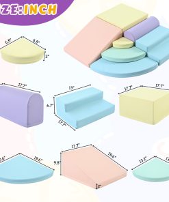 7-Piece Soft Foam Climbing Blocks