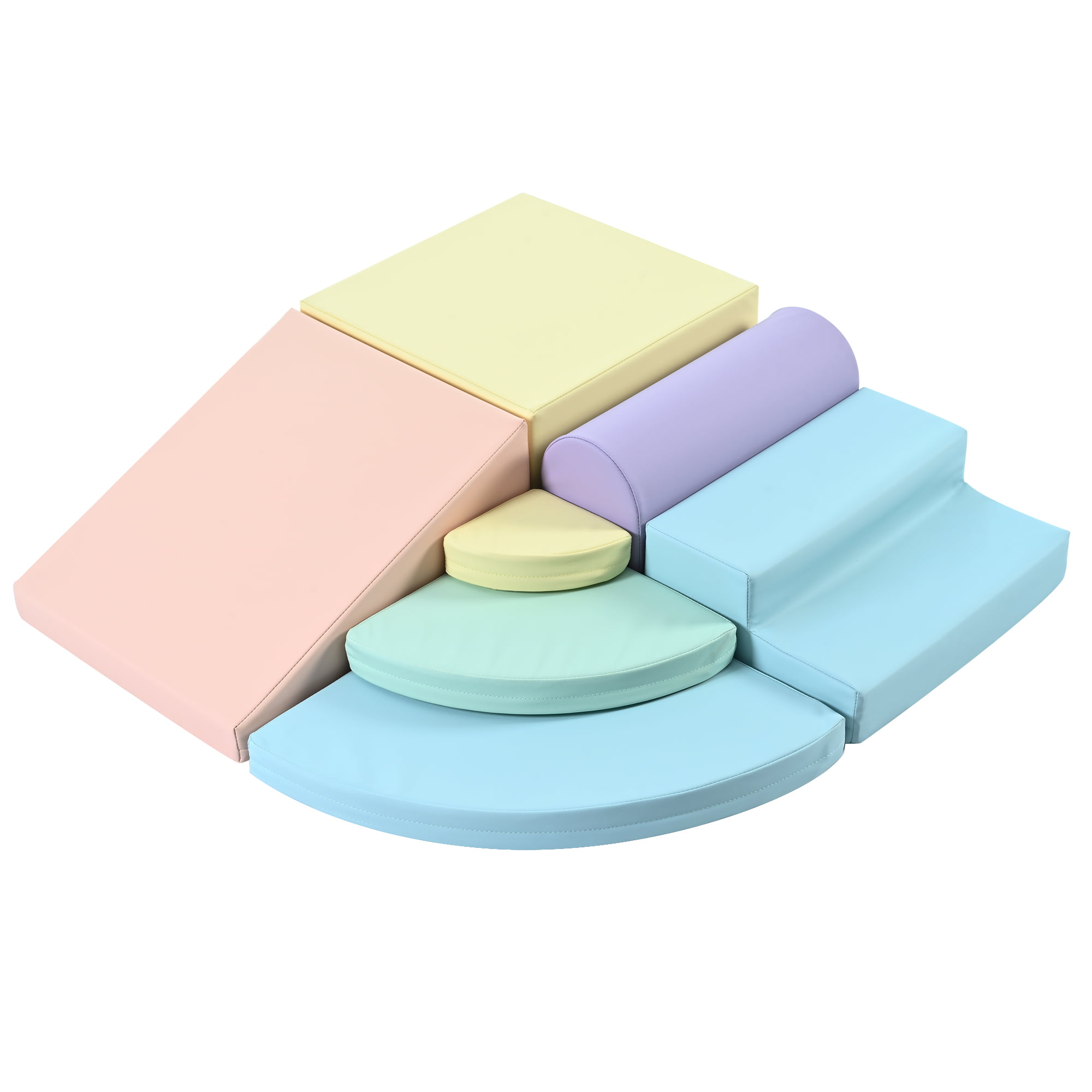 7-Piece Soft Foam Climbing Blocks