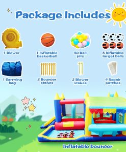 7 In 1 Inflatable Bounce House