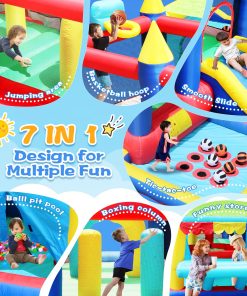 7 In 1 Inflatable Bounce House