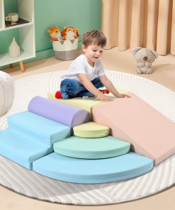 7-Piece Soft Foam Climbing Blocks