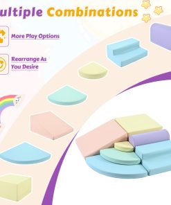 7-Piece Soft Foam Climbing Blocks