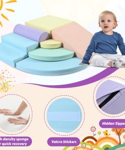 7-Piece Soft Foam Climbing Blocks