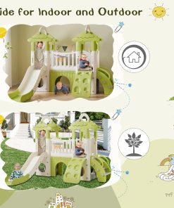 8 in 1 Toddler Climber and Slide Set