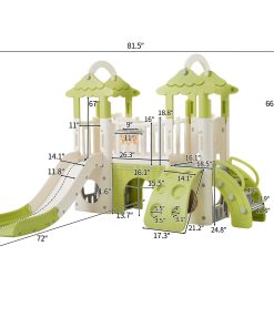 8 in 1 Toddler Climber and Slide Set