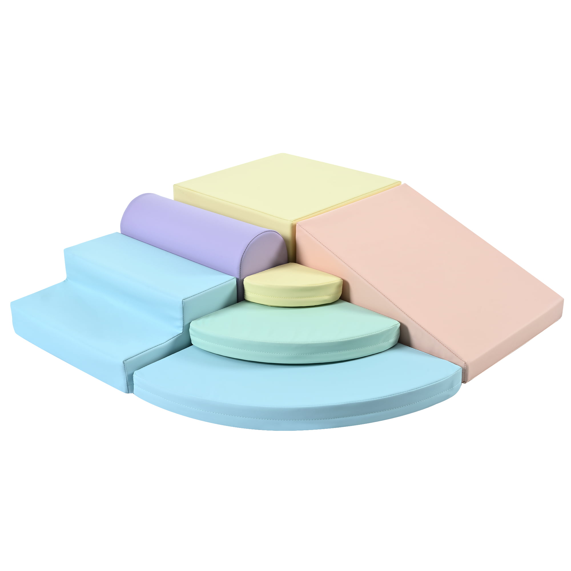 7-Piece Soft Foam Climbing Blocks