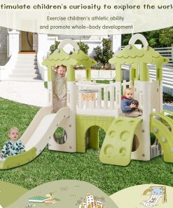 8 in 1 Toddler Climber and Slide Set