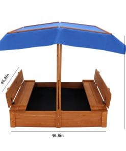 Wood Sandbox with Cover