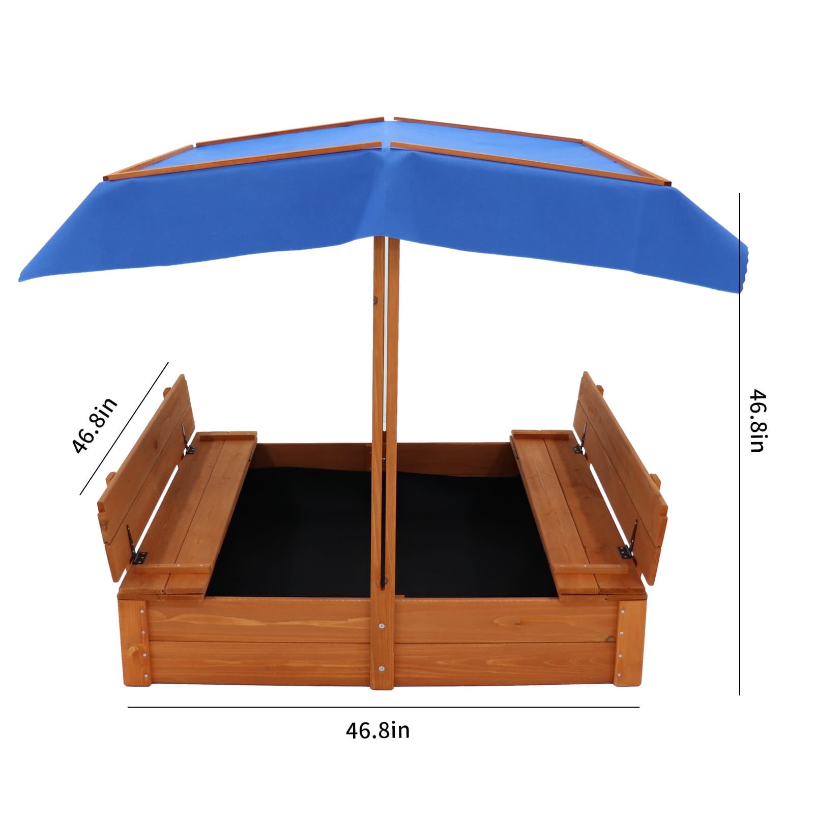 Wood Sandbox with Cover