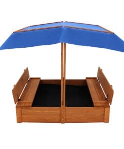 Wood Sandbox with Cover