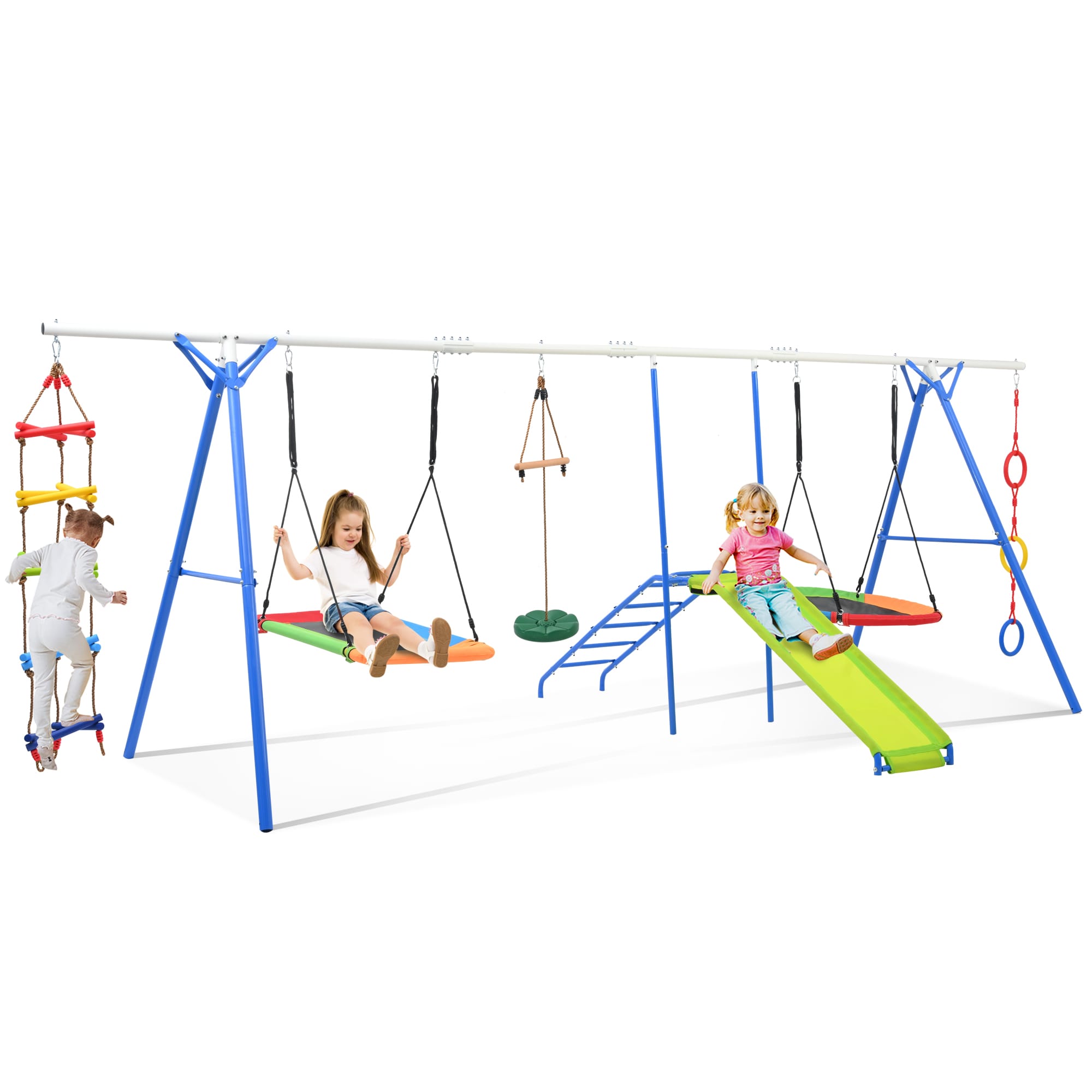 6 in 1 Swing Set for Toddler